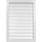 Ekena Millwork Vertical Surface Mount PVC Gable Vent: Functional, w/ 2"W x 1-1/2"P Brickmould Frame, 24"W x 34"H GVPVE24X3402SF - alternate 1